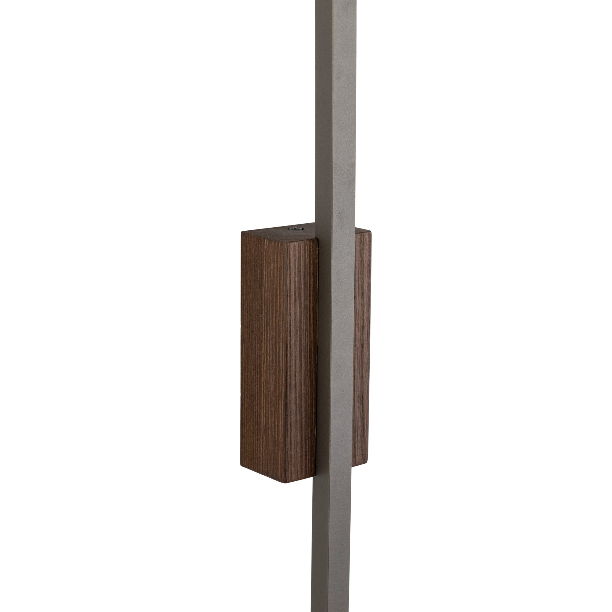 FLASH NEW BROWN WOOD KINKIET L 1 LED - obrazek 3