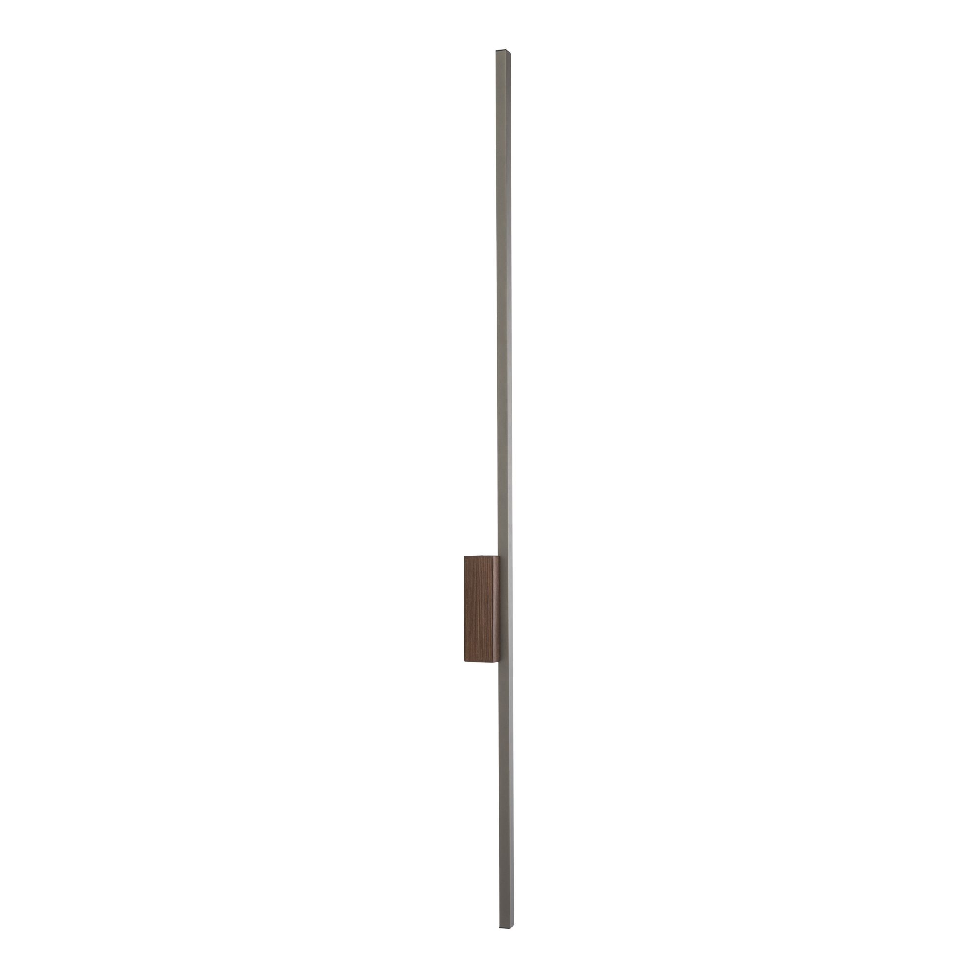 FLASH NEW BROWN WOOD KINKIET L 1 LED - obrazek 5