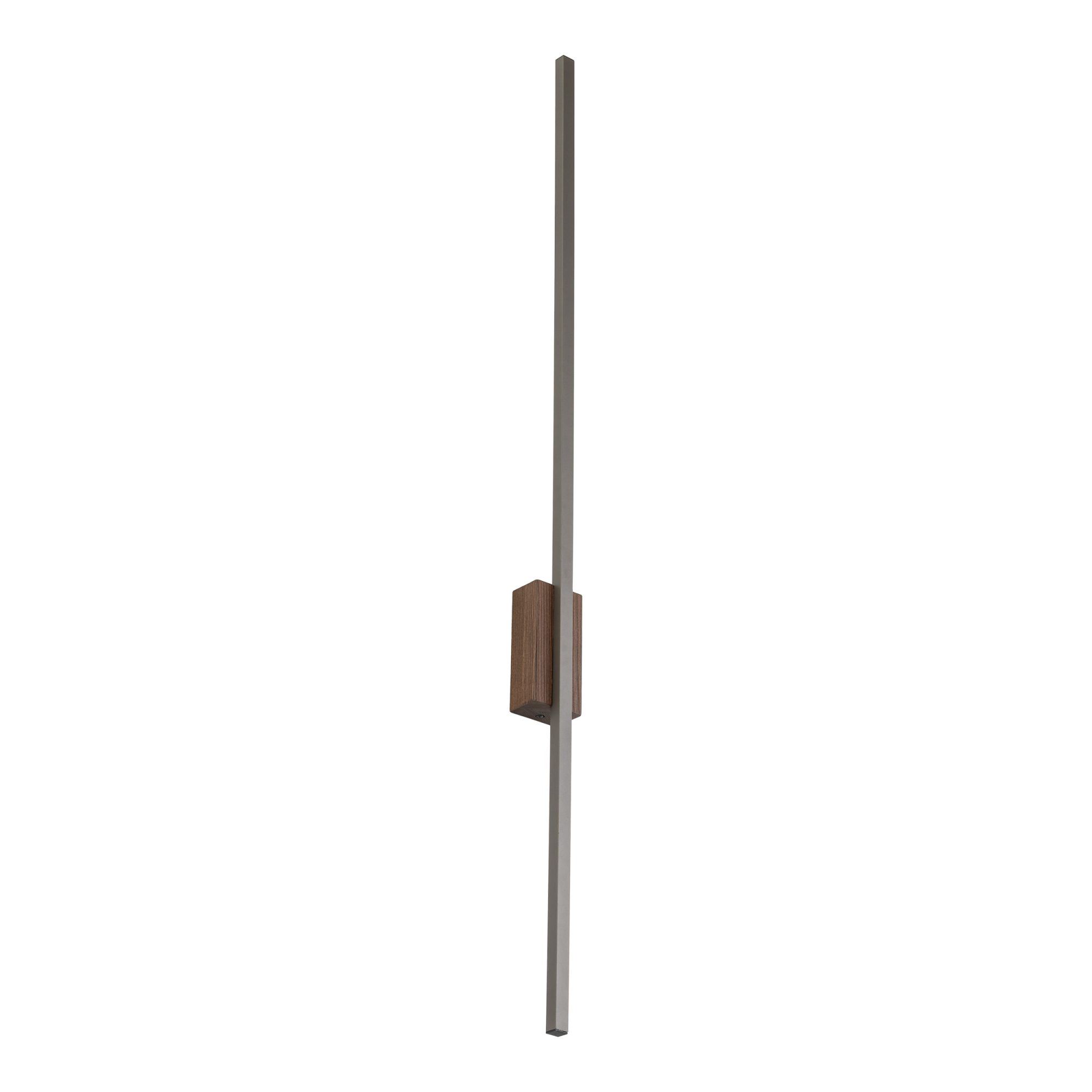 FLASH NEW BROWN WOOD KINKIET L 1 LED - obrazek 7