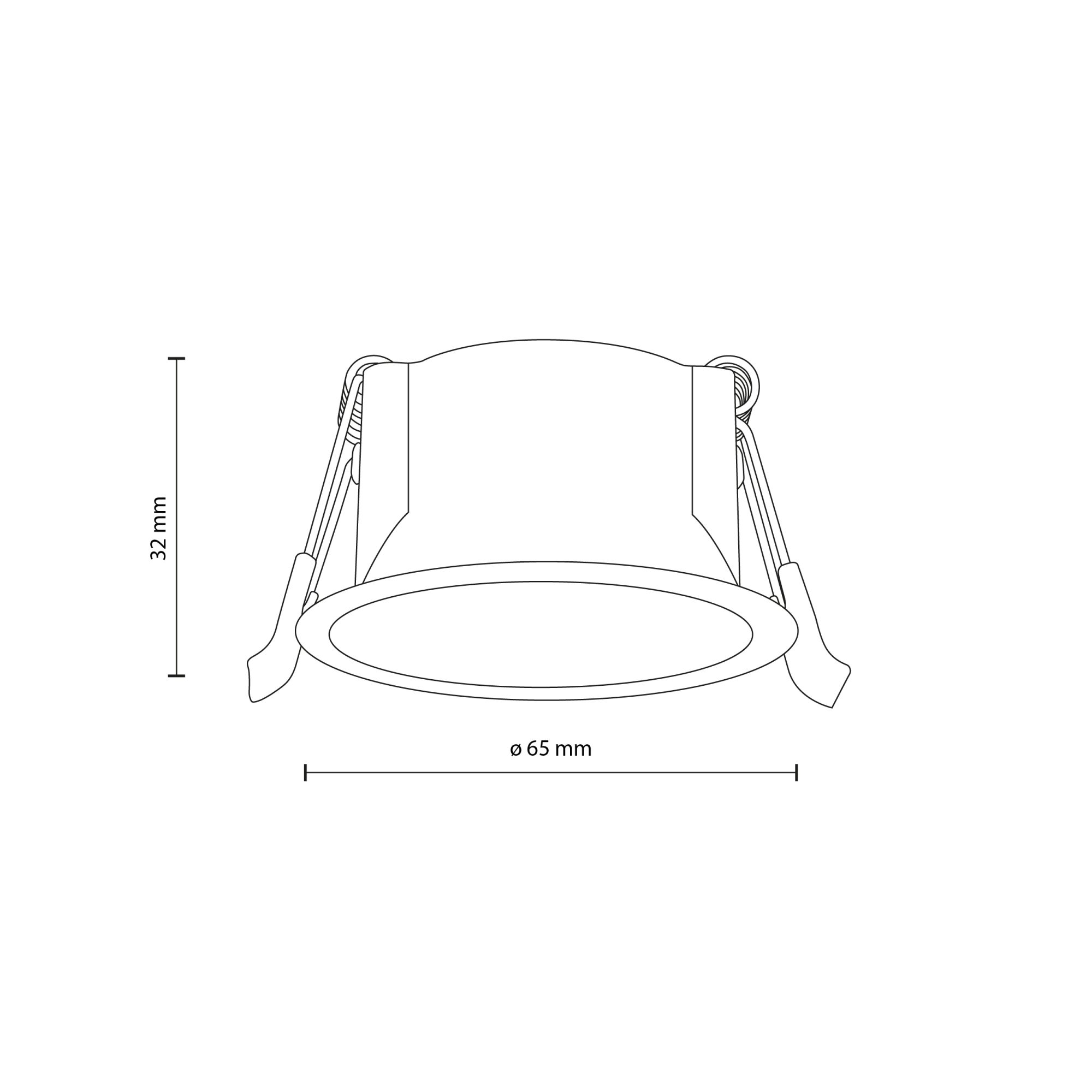 RIVO WHITE 1 X GU10 MINI MR 11 - obrazek 4