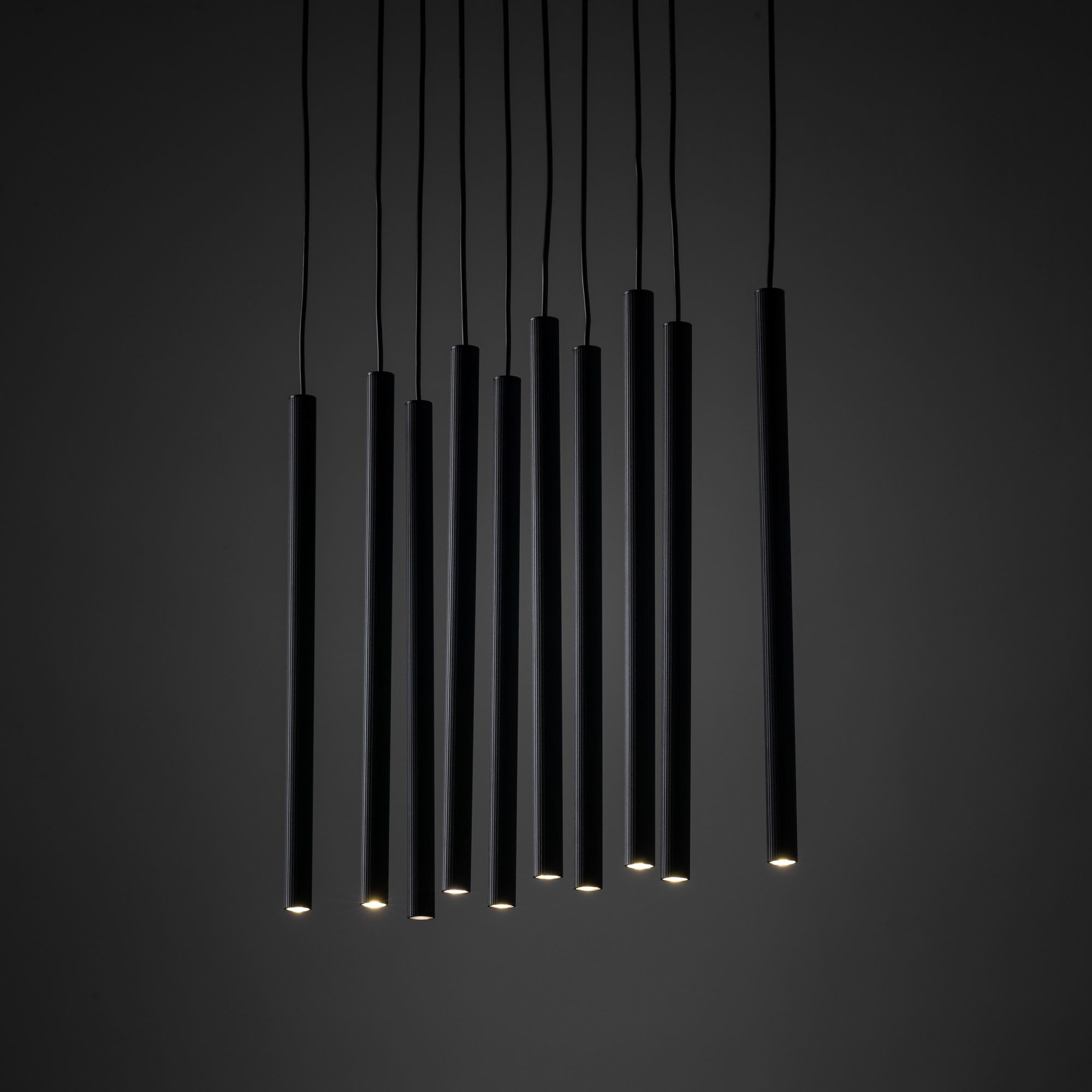 FERRO BLACK LAMPA WISZĄCA 10XG9 LISTWA - obrazek 2