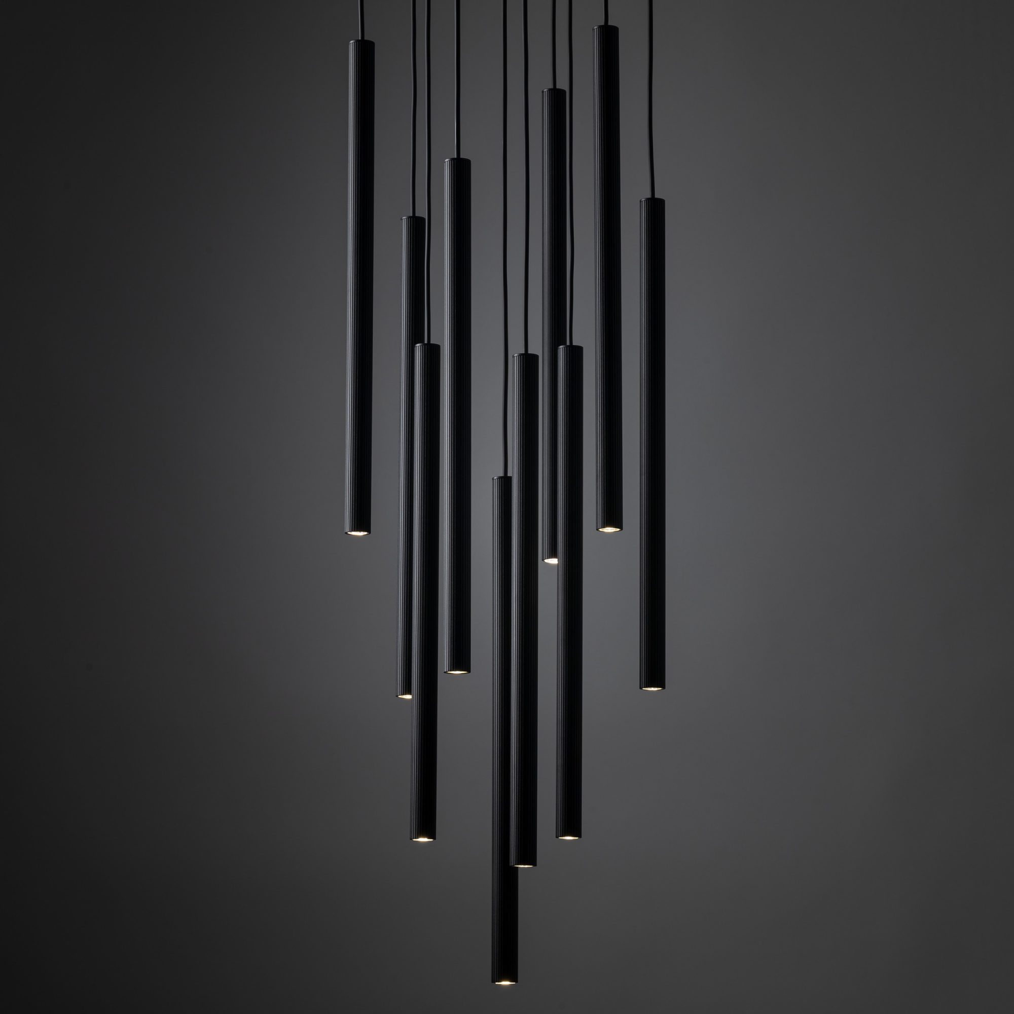 FERRO BLACK LAMPA WISZĄCA 10XG9 KOŁO - obrazek 3