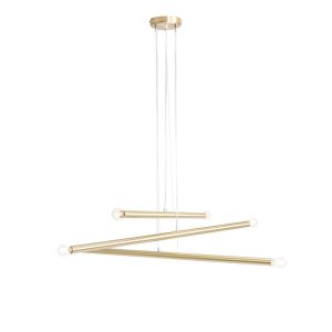 LAMPA WISZĄCA TUBO 6 BRASS