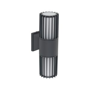 RIBO GRAY KINKIET IP54 2XE27