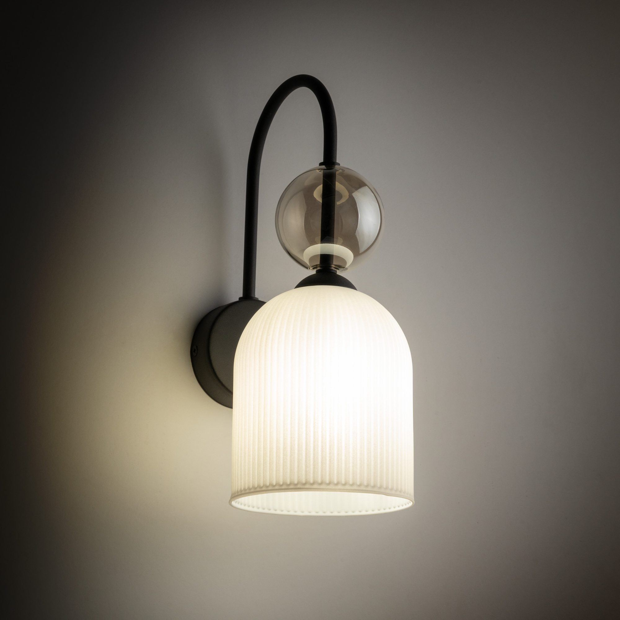 SOPHIA COGNAC WHITE KINKIET 1XE14 - obrazek 3