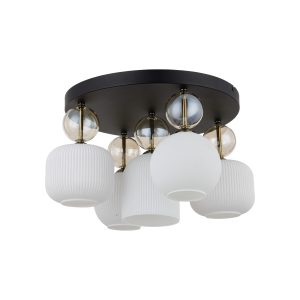 SOPHIA COGNAC WHITE LAMPA SUFITOWA 5XE14
