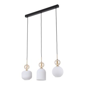 SOPHIA COGNAC WHITE LAMPA WISZĄCA 3XE14