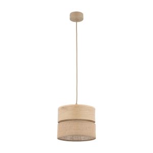DORMA WOOD JUTA LAMPA WISZĄCA 1XE27