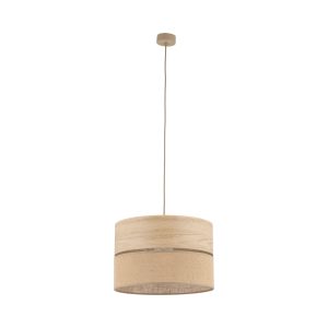 DORMA WOOD JUTA LAMPA WISZĄCA 1XE27