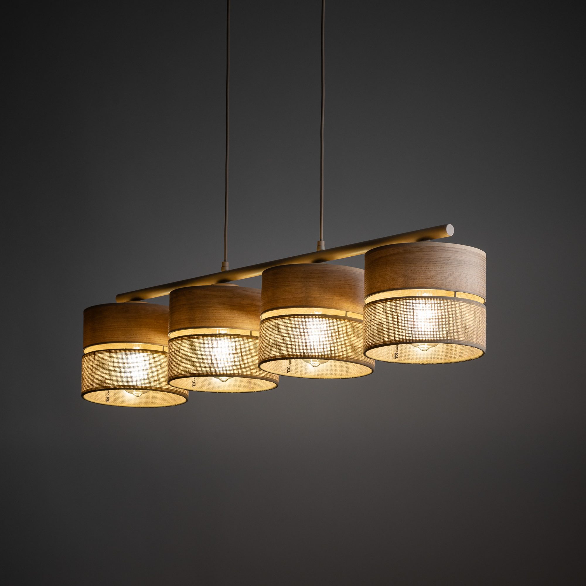 DORMA WOOD JUTA LAMPA WISZĄCA 4XE27 - obrazek 3