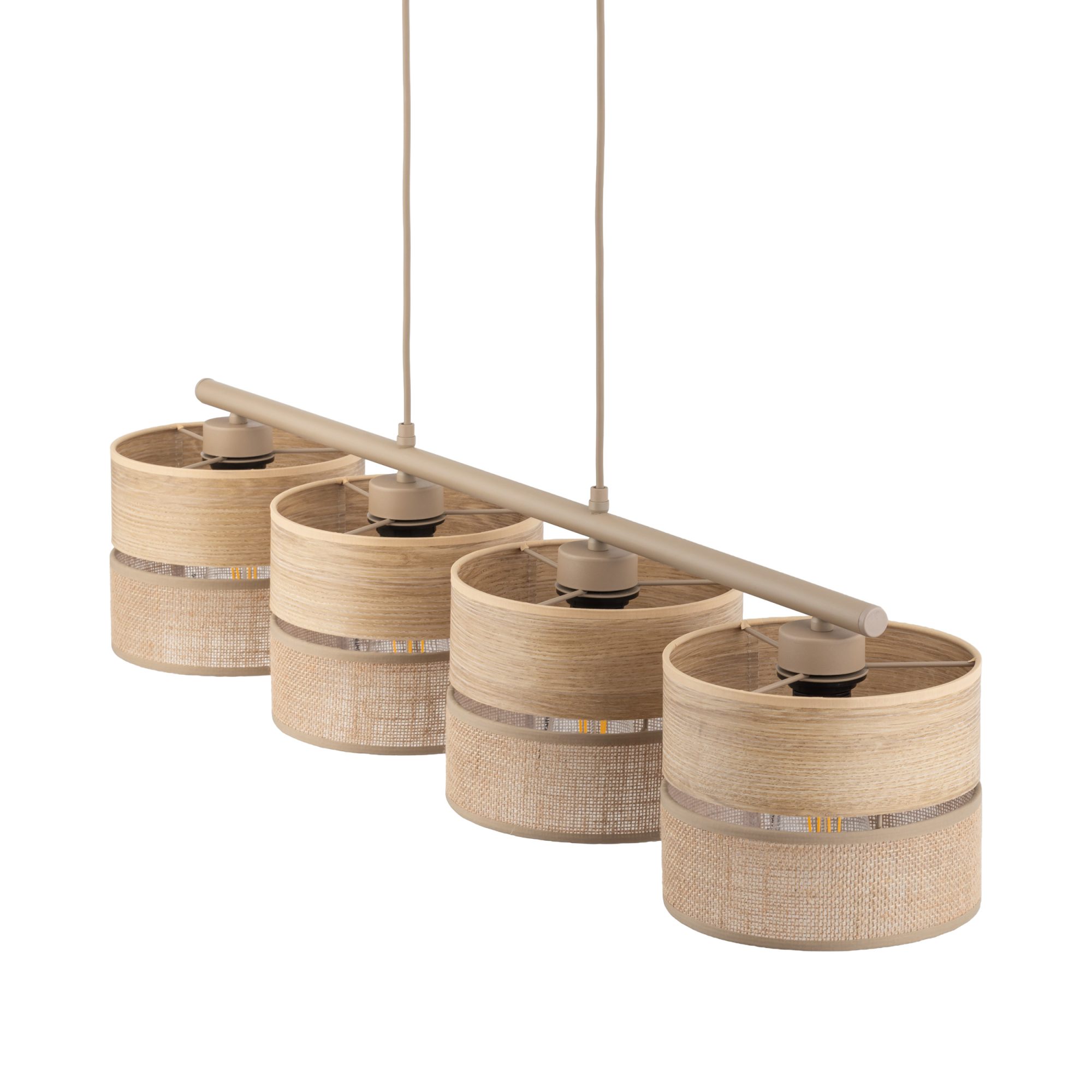 DORMA WOOD JUTA LAMPA WISZĄCA 4XE27 - obrazek 6