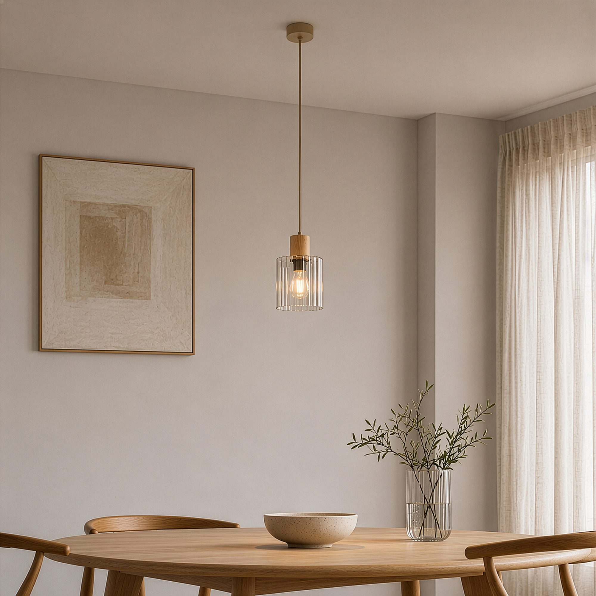 SIERRA WOOD LAMPA WISZĄCA 1XE27 - obrazek 2