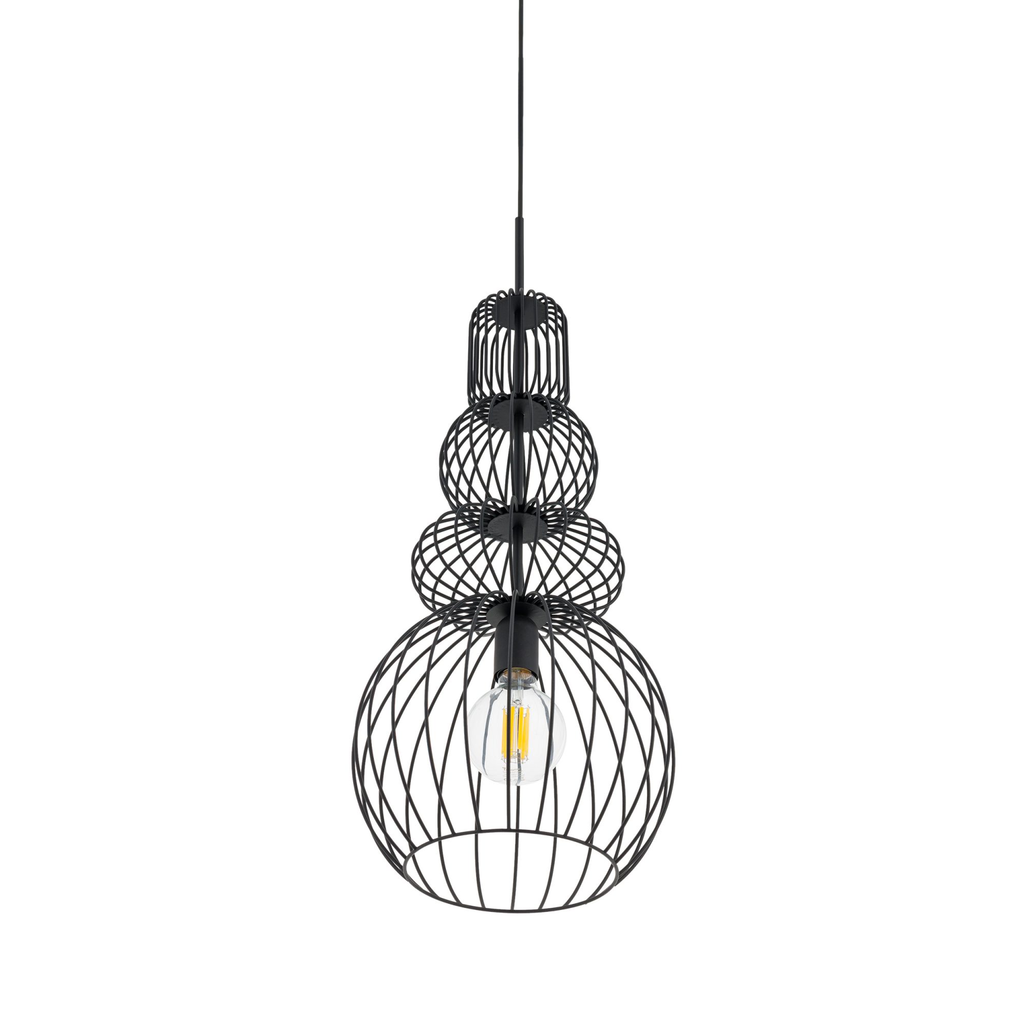 KAGO BLACK LAMPA WISZĄCA 1XE27 - obrazek 6