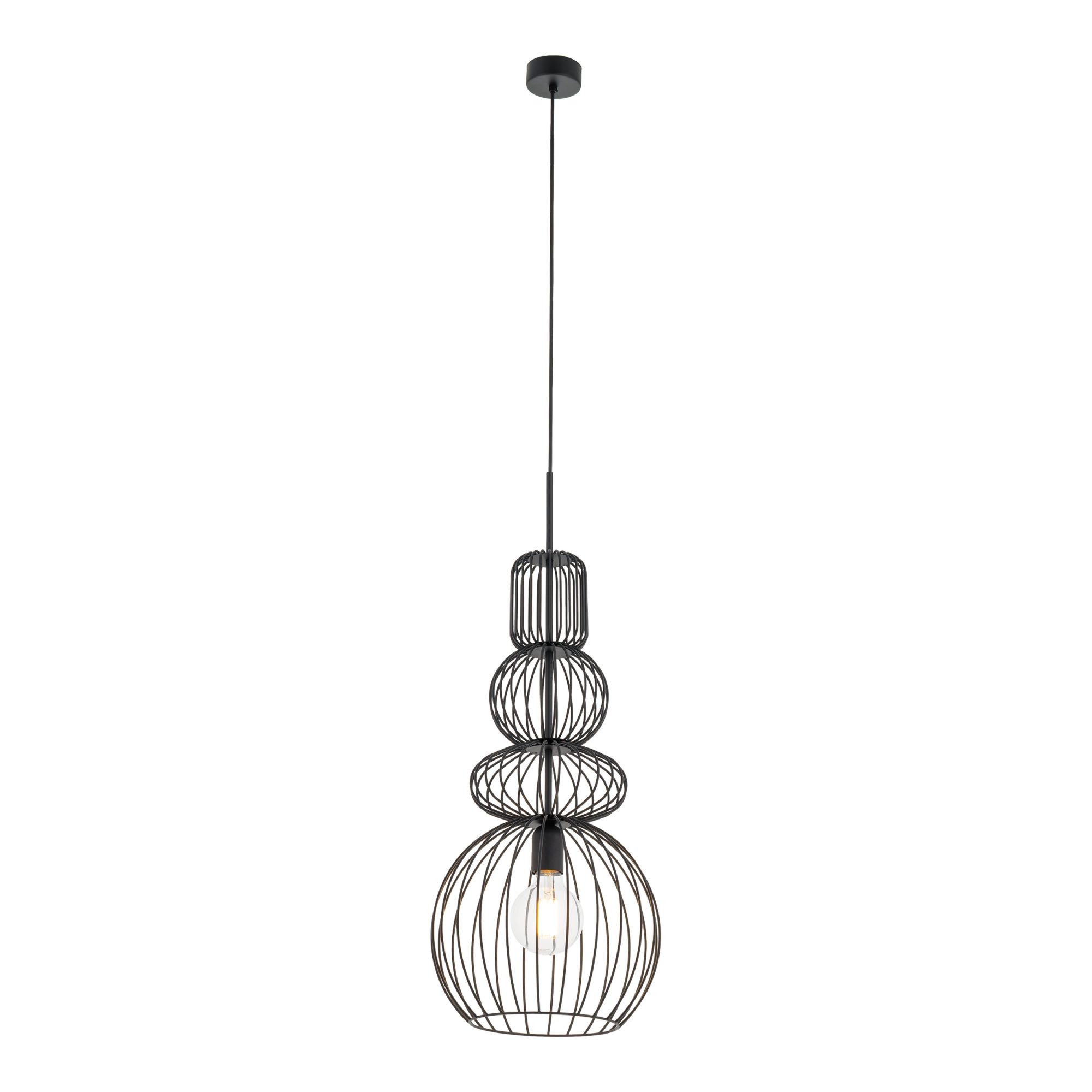 KAGO BLACK LAMPA WISZĄCA 1XE27 - obrazek 8