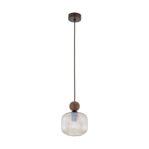 BALLO ORZECH LAMPA WISZĄCA 1XE14