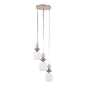 ZEN SABIA BOTTI WHITE LAMPA WISZĄCA 3XE14 KOŁO