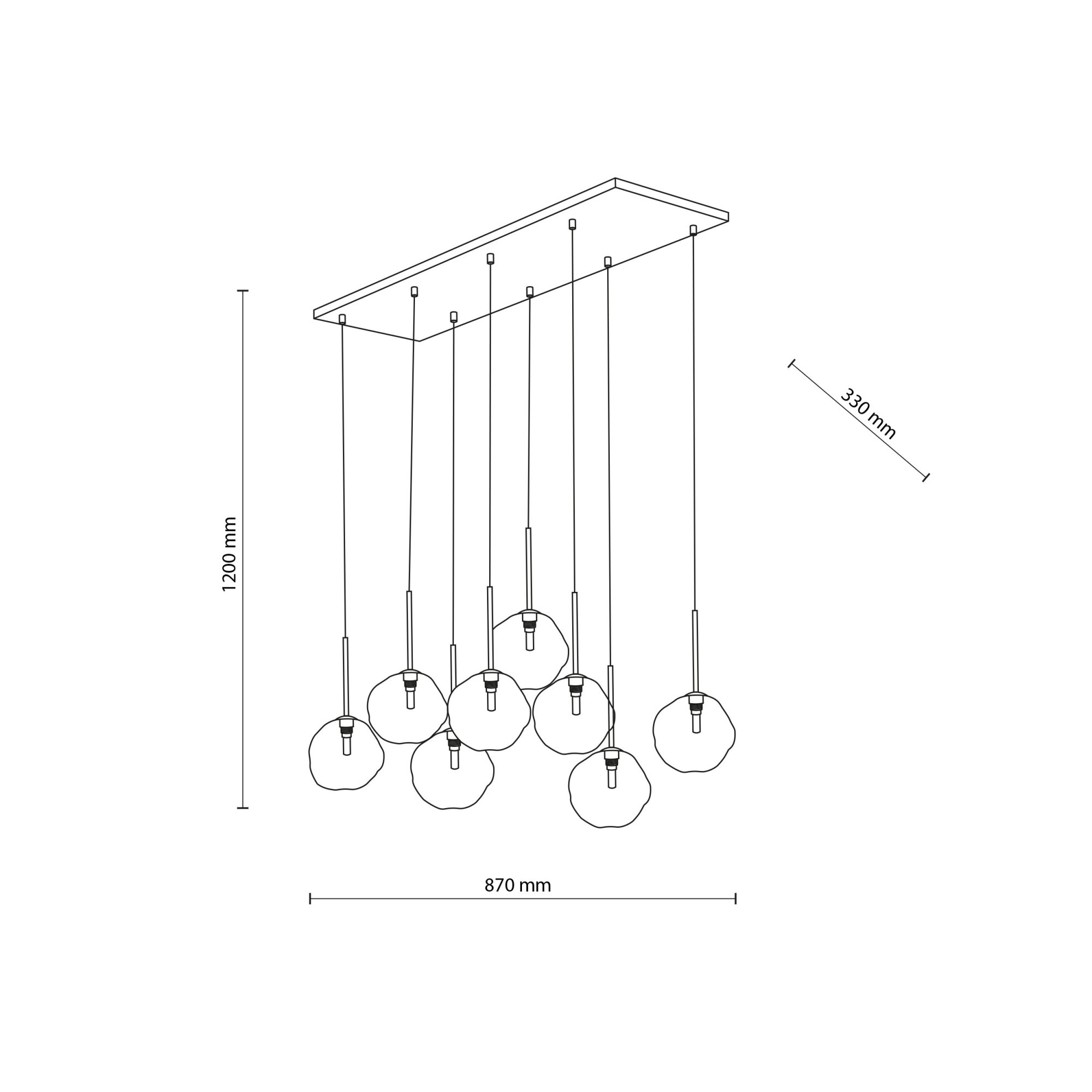 LAVA SABIA LAMPA WISZĄCA 8XG9 - obrazek 7