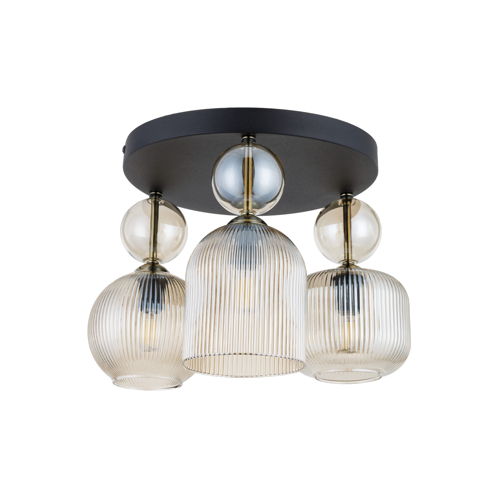 SOPHIA COGNAC LAMPA SUFITOWA 3XE14