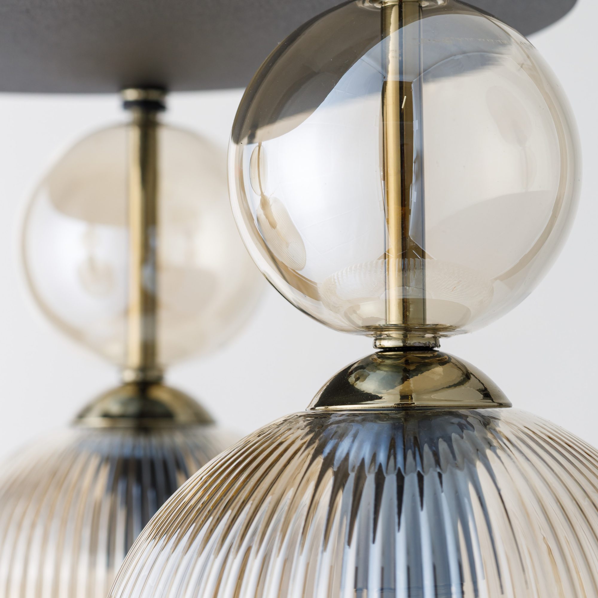SOPHIA COGNAC LAMPA SUFITOWA 3XE14 - obrazek 3