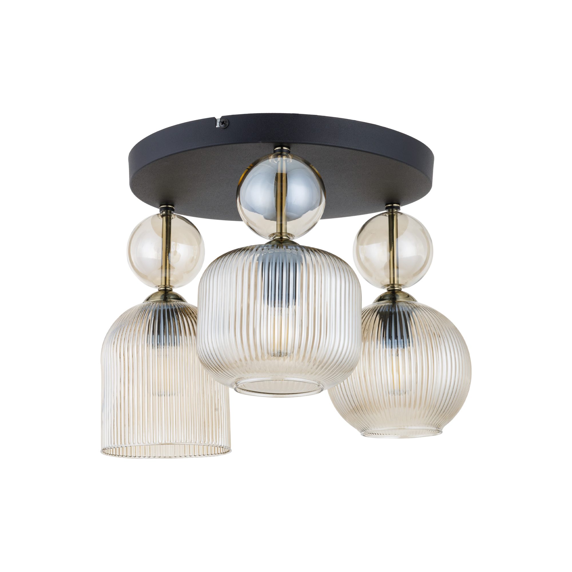SOPHIA COGNAC LAMPA SUFITOWA 3XE14 - obrazek 4