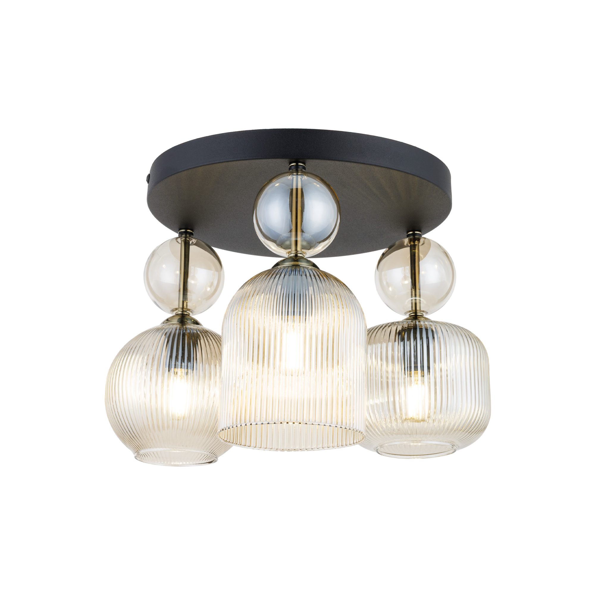 SOPHIA COGNAC LAMPA SUFITOWA 3XE14 - obrazek 5