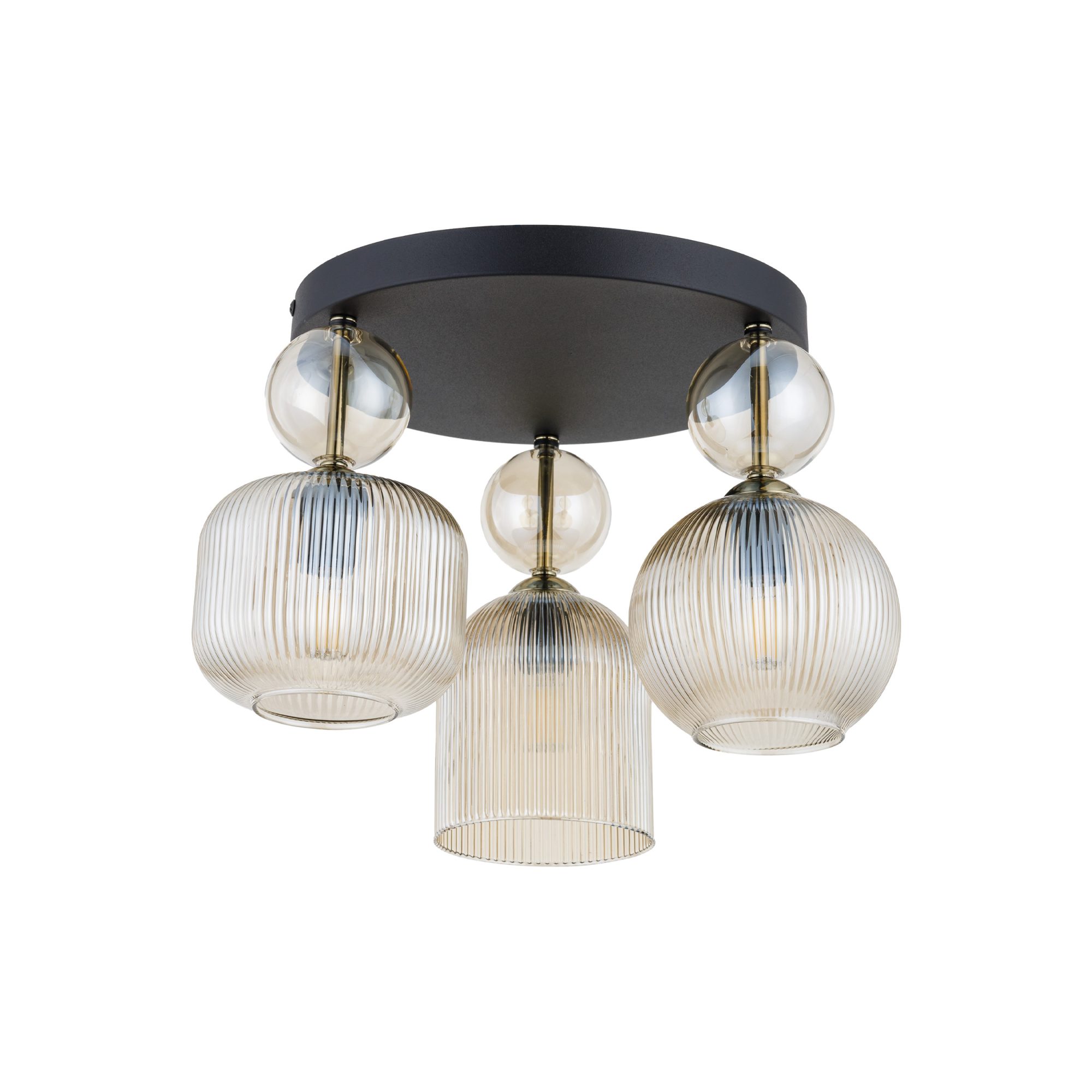SOPHIA COGNAC LAMPA SUFITOWA 3XE14 - obrazek 7