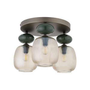 ZEN NEW BROWN BOTTI COGNAC LAMPA SUFITOWA 3xE14