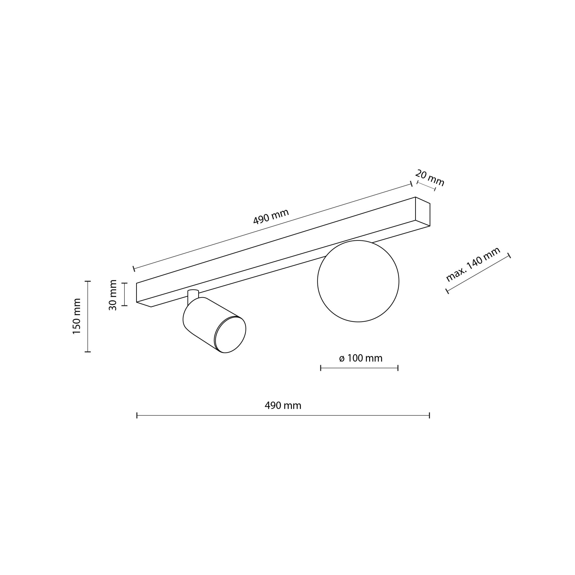 VOX SABIA LAMPA SUFITOWA 2 1XGU10/1XG9 - obrazek 7
