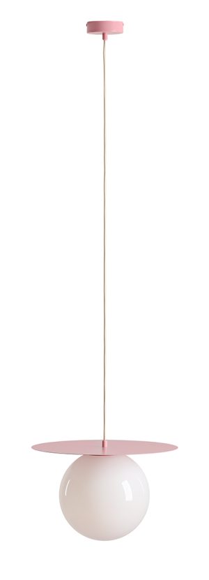 LAMPA WISZĄCA LOOP BABY PINK L