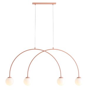 LAMPA WISZĄCA UNA 4 CORAL S