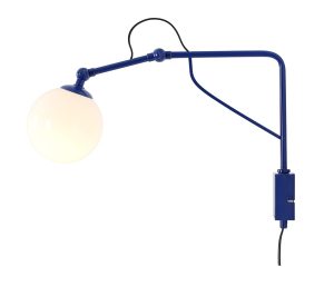 KINKIET SOHO GLASS MAŁY COBALT