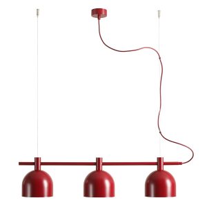 LAMPA WISZĄCA BERYL 3 RED WINE