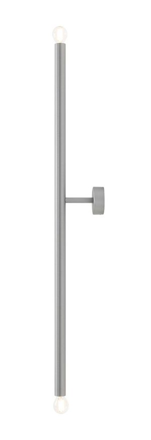 KINKIET TUBO 2 STEEL L