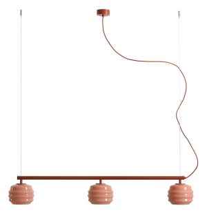LAMPA WISZĄCA PUFF GLAZE 3 TERRA