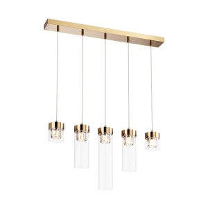 P0389-05E-F7AC GEM LAMPA WISZĄCA ZŁOTA/GOLD