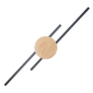 JAVA BLACK WOOD KINKIET 2