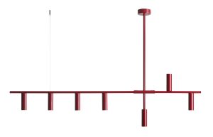 LAMPA WISZĄCA TREVO 7 RED WINE