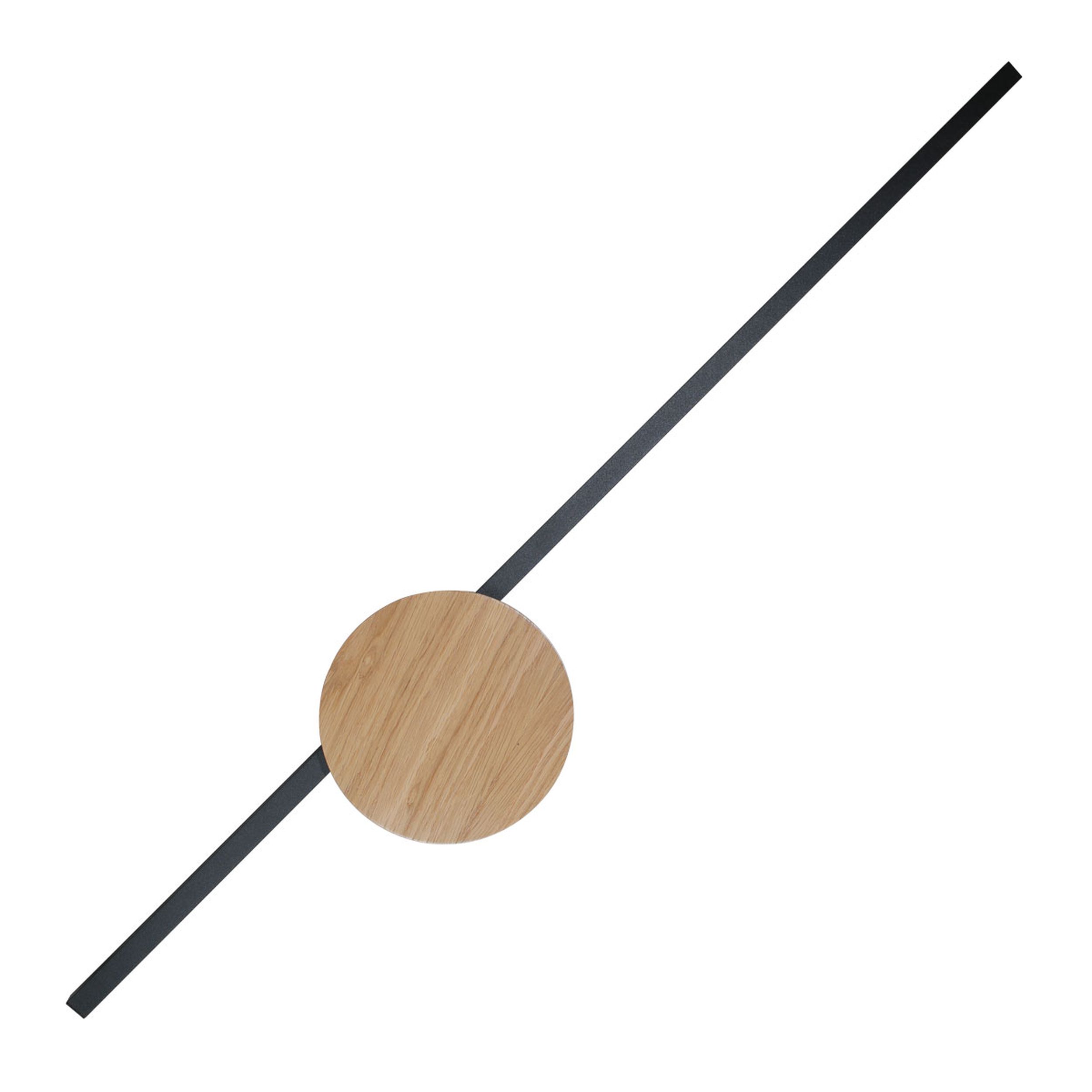 JAVA II BLACK WOOD KINKIET 1