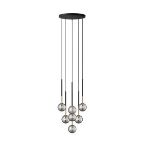 P0574-07F-SDFZ ARCTURUS LAMPA WISZĄCA CZARNO-ZŁOTA/BLACK-GOLD
