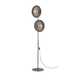 SLATE NEW BROWN GLASS LAMPA PODŁOGOWA 2XG9