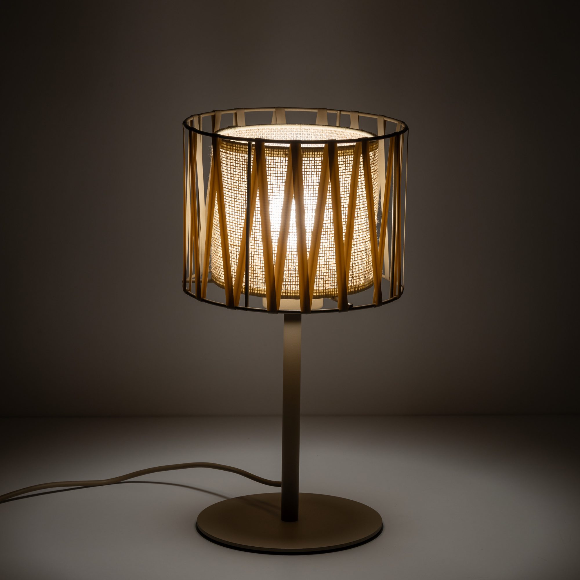 HARMONY SABIA JUTA LAMPKA NOCNA 1XE27 - obrazek 2