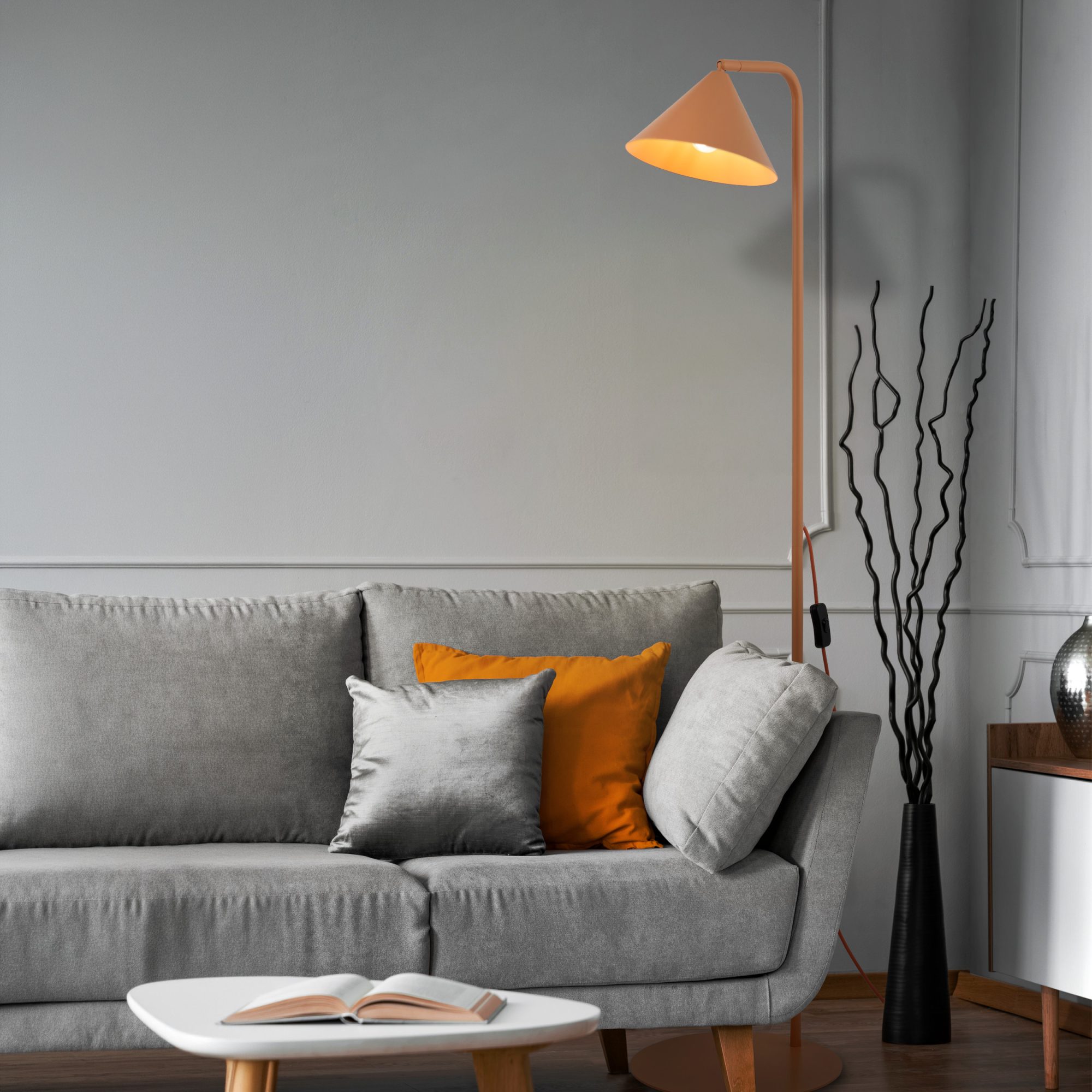 CONO SALMON LAMPA PODŁOGOWA 1XE14 - obrazek 3