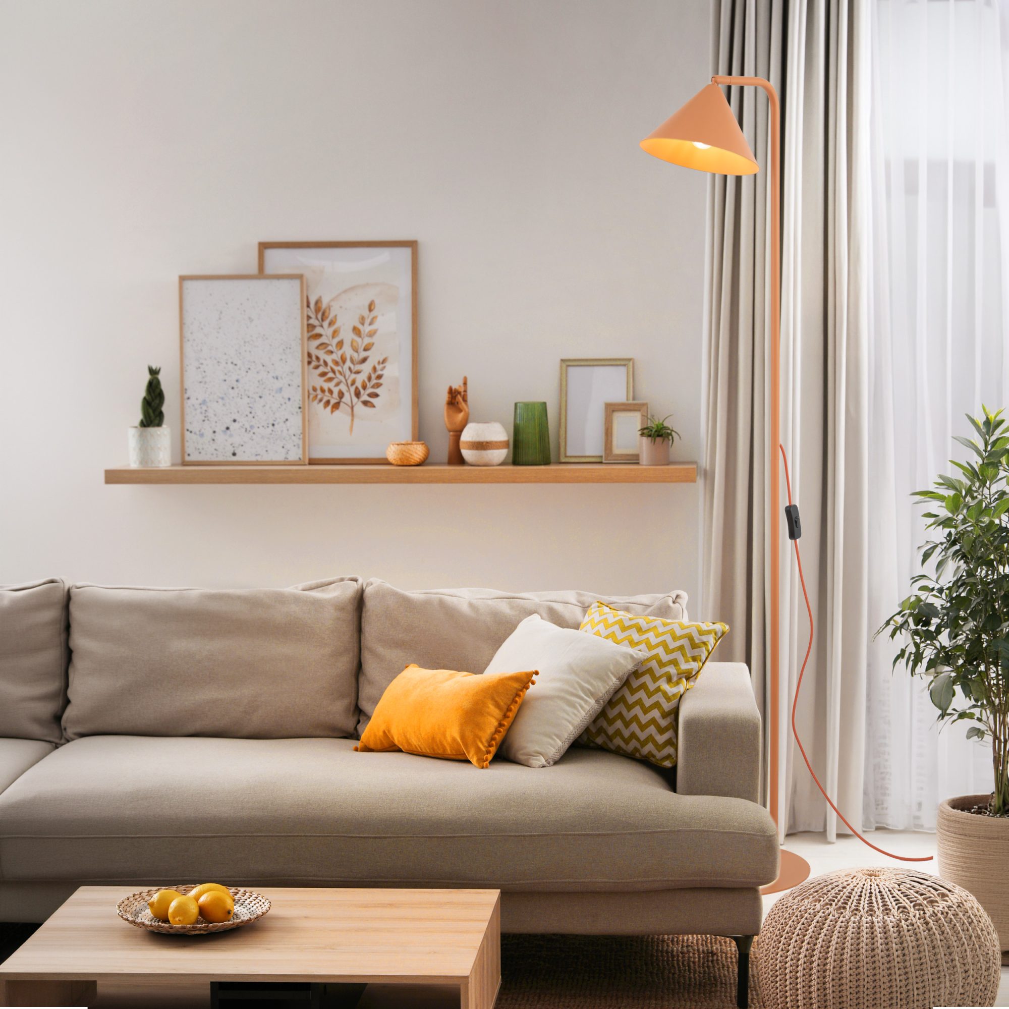 CONO SALMON LAMPA PODŁOGOWA 1XE14 - obrazek 5