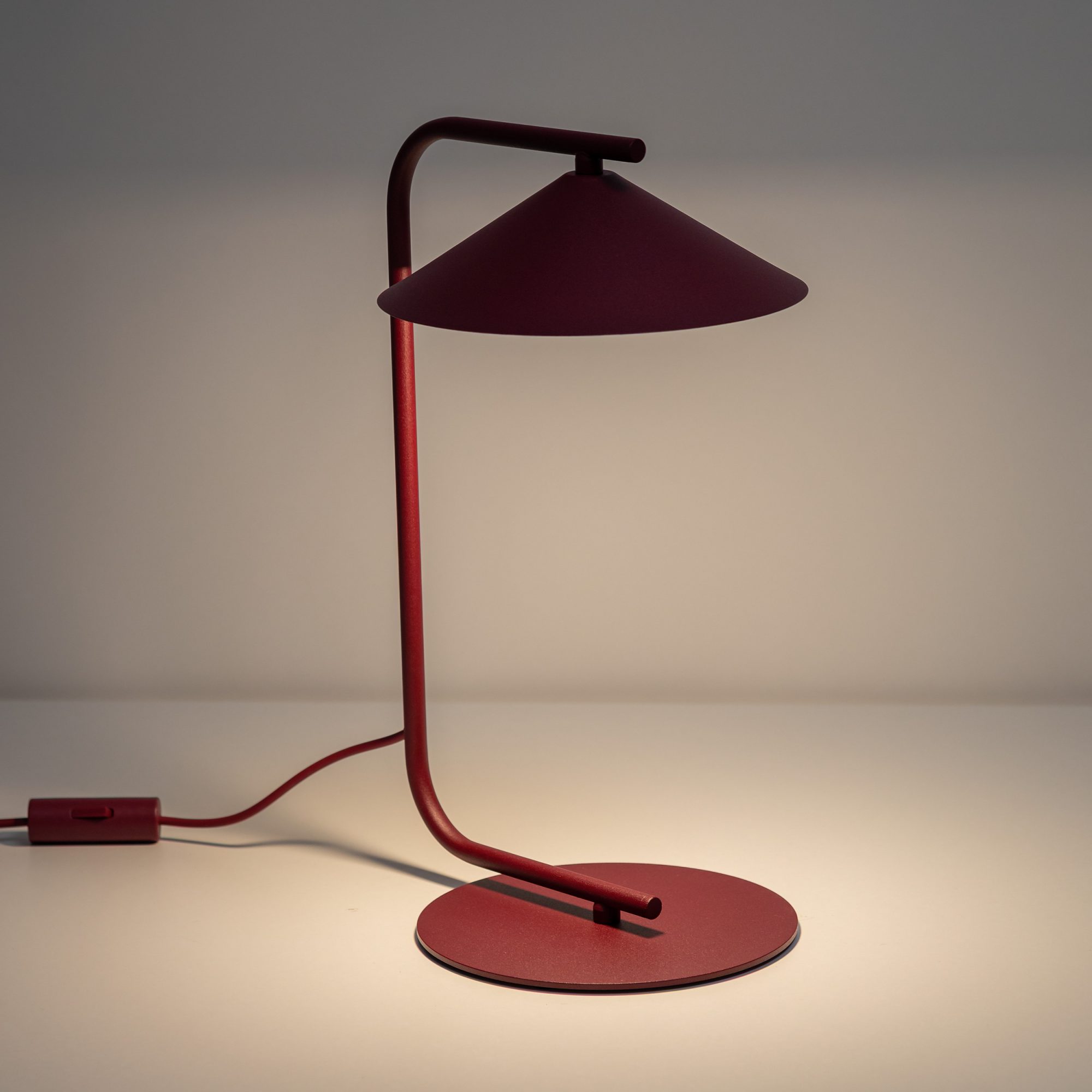 LUME BURGUND LAMPKA NOCNA 1XGX53 - obrazek 2