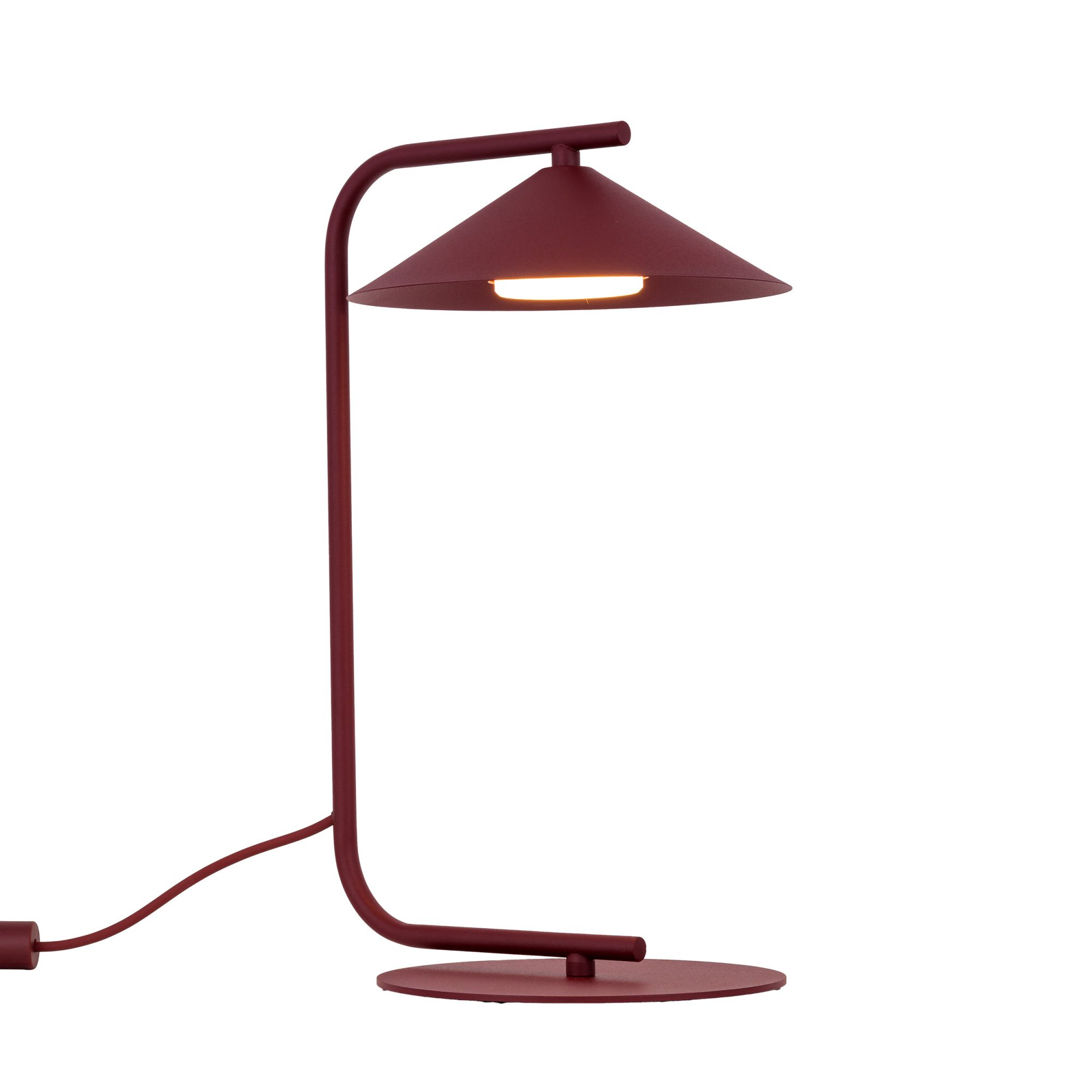 LUME BURGUND LAMPKA NOCNA 1XGX53 - obrazek 6
