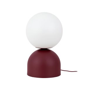 MIKI BURGUND BIG LAMPKA NOCNA 1XE27