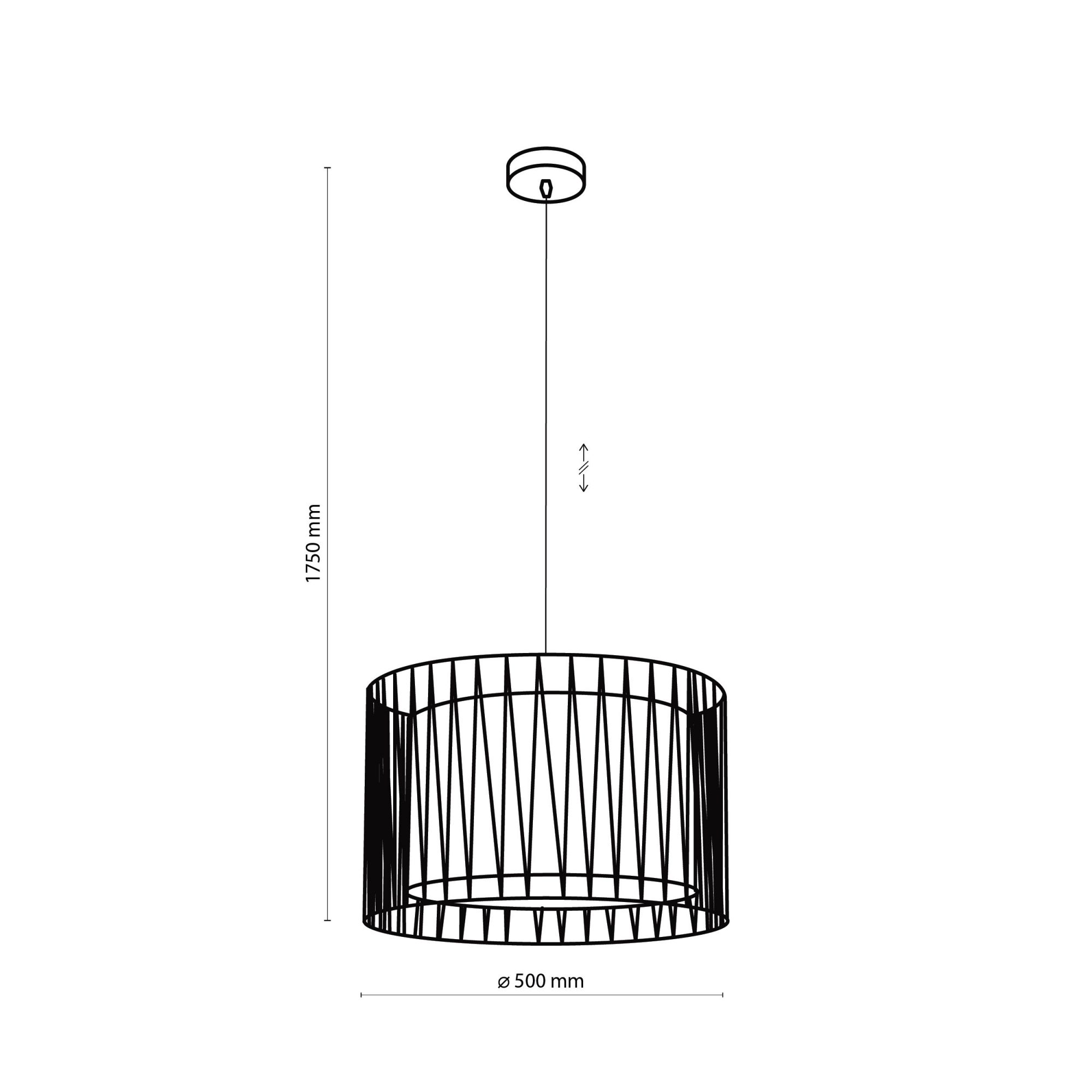 HARMONY BLACK LAMPA WISZĄCA 3 - obrazek 4