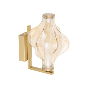 ELVA BRASS KINKIET LED 8W