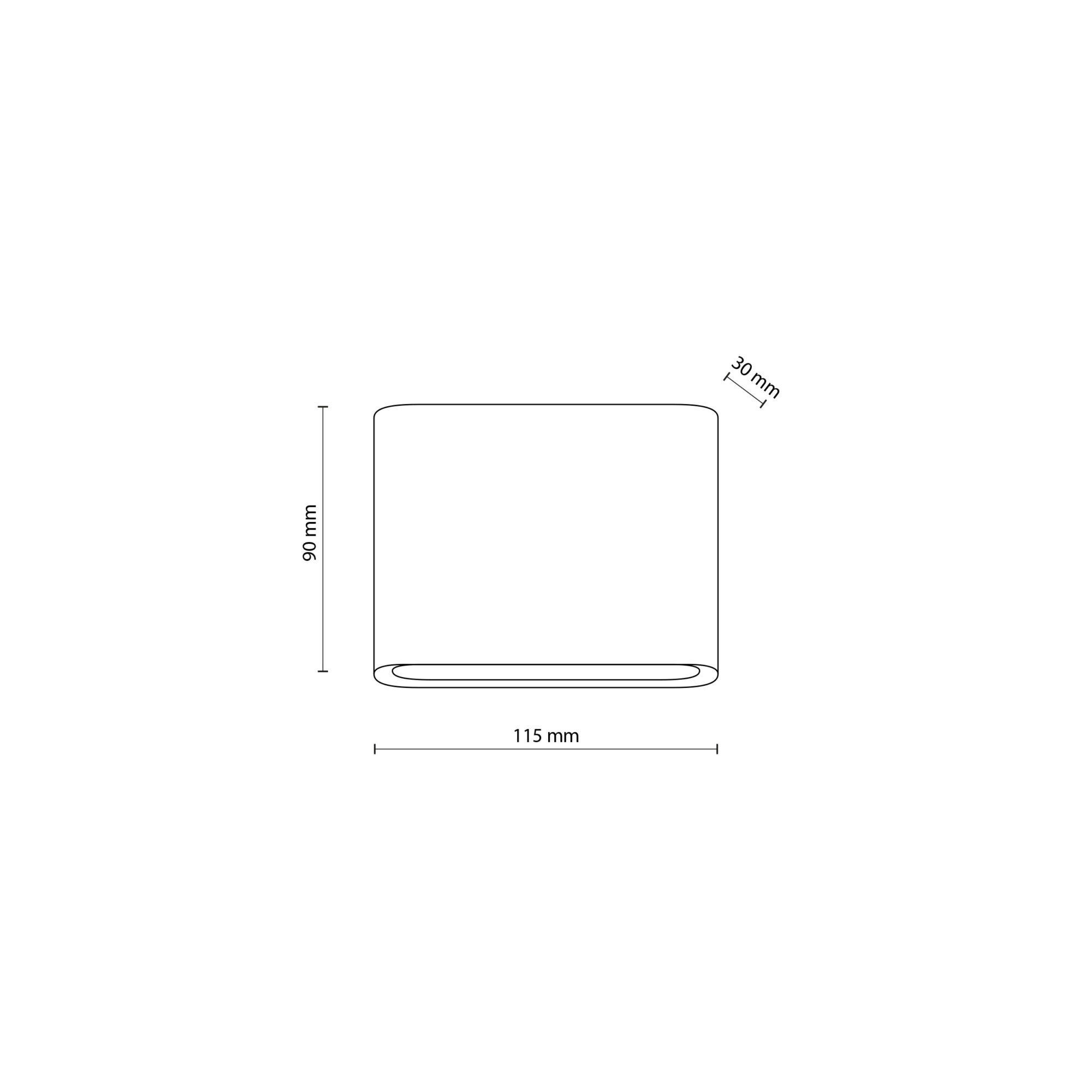 ARWENA S BEIGE KINKIET LED IP54 - obrazek 7