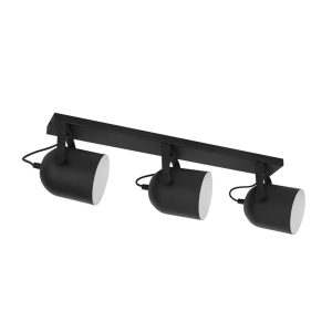 SPECTRA BLACK LAMPA SUFITOWA 3 PŁ